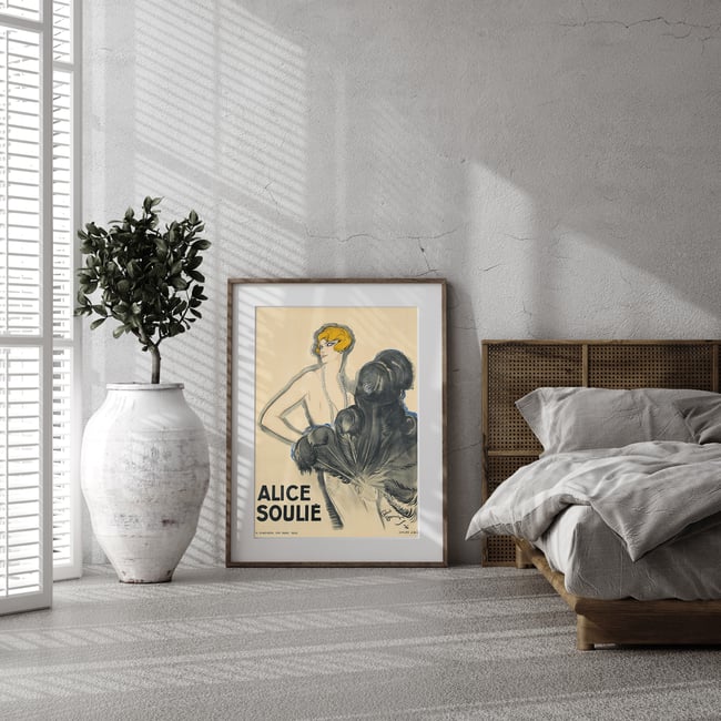 Alice Soulie Vintage Poster