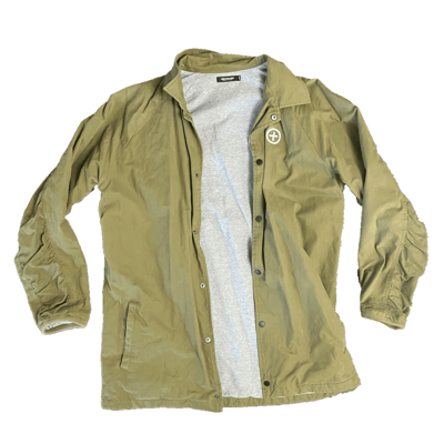 Image of Pink Dolphin Button Up Windbreaker 