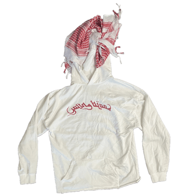 Image of Velour Scars Keffiyeh Hoodie  