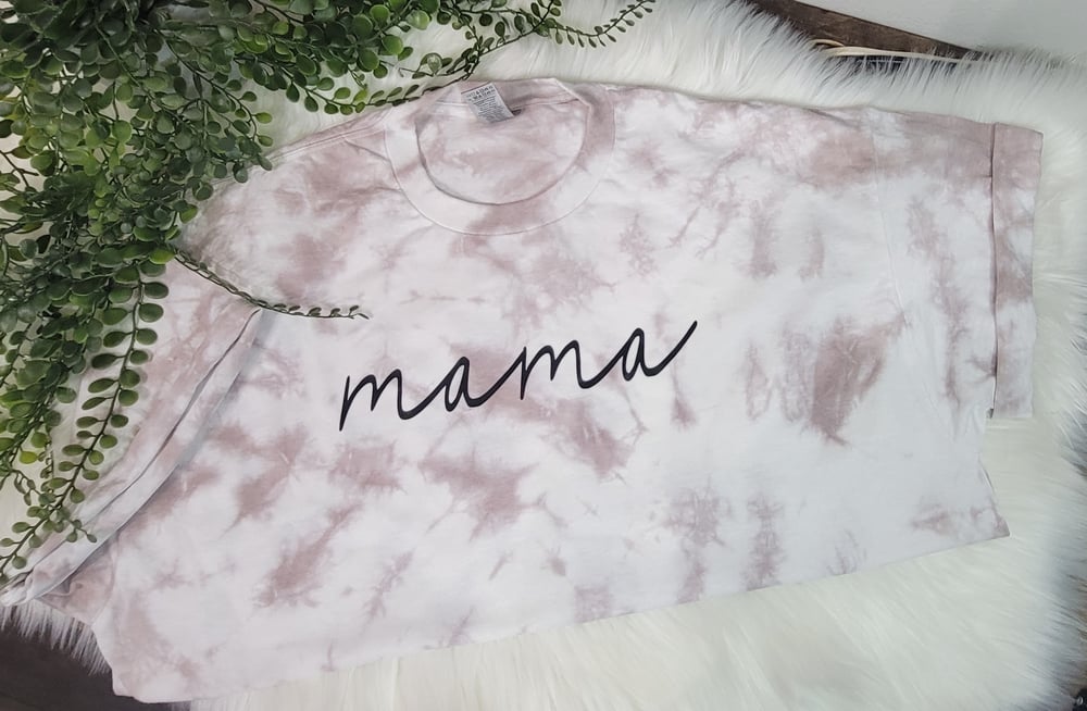 Tye-dye Mama shirt