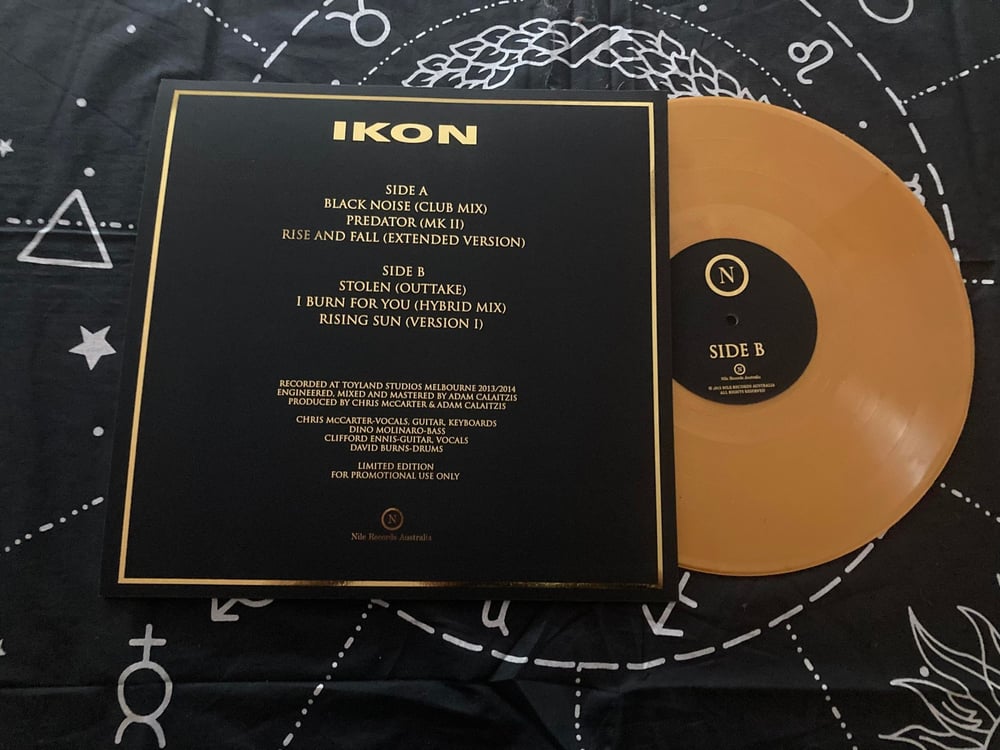 Image of BLACK NOISE GOLD VINYL FOIL SLEEVE 12" 25 ONLY