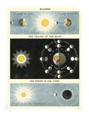 Celestial Print Mini Notebook Trio - Cavallini Collection