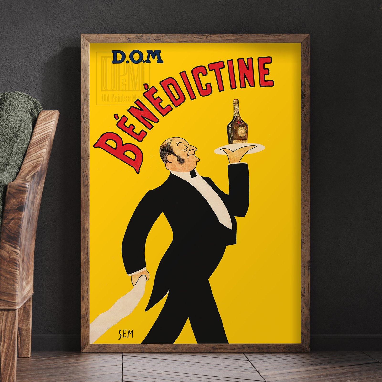 D.O.M Benedictine | Sem | 1909 | Vintage Ads | Wall Art Print