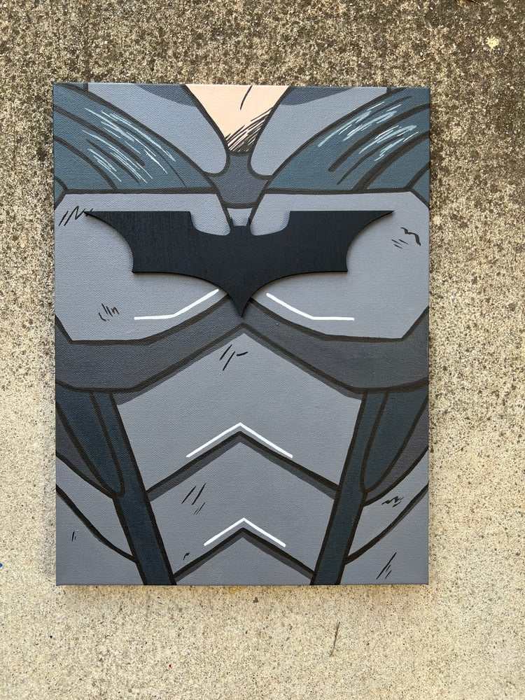 Image of Body of the Bat (Wood installation painting)
