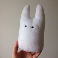 Image 1 of white totoro plushie  - made to order