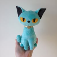 Image 1 of Small Lying cat plushie - saga comic - made to order 