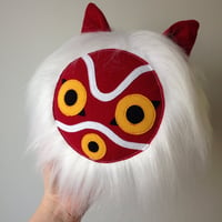 Image 1 of Small princess mononoke mask plushie - made to order