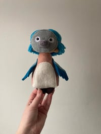 Image 1 of Over the garden wall doll - Beatrice bird - made to order.