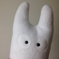 Image 2 of white totoro plushie  - made to order