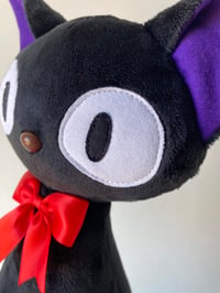 Image 2 of Medium Sitting jiji cat plushie - kiki's delivery service - made to order