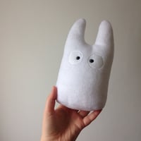 Image 3 of white totoro plushie  - made to order