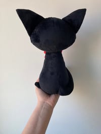 Image 3 of Medium Sitting jiji cat plushie - kiki's delivery service - made to order