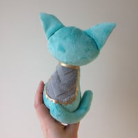 Image 4 of Small Lying cat plushie - saga comic - made to order 