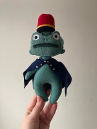 Image 4 of Over the garden wall doll - The frog of many names - made to order.