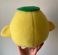 Image 4 of Medium ootori-Sama bird plushie with leaf - spirited away - made to order