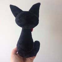 Image 4 of Small Sitting jiji cat plushie - kiki's delivery service - made to order