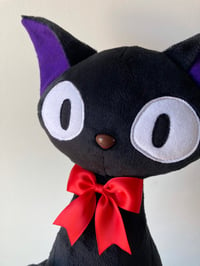 Image 5 of Medium Sitting jiji cat plushie - kiki's delivery service - made to order