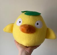 Image 5 of Medium ootori-Sama bird plushie with leaf - spirited away - made to order