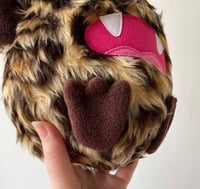 Image 2 of medium leopard print monster plushie