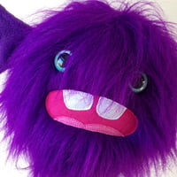 Image 3 of medium purple bat winged monster plushie