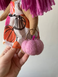 Image 3 of Pink pumpkin doll.