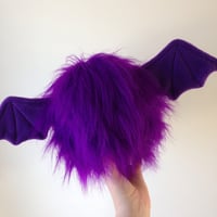 Image 4 of medium purple bat winged monster plushie