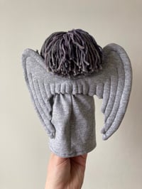 Image 4 of Covered eyes Weeping angel doll - drawlloween - made to order.