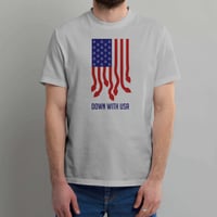 Image 3 of T-Shirt Uomo G - Down with USA (Ur035)
