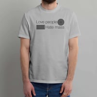 Image 2 of T-Shirt Uomo G - Love People Hate Mass (Ur0041)