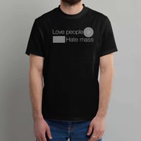 Image 1 of T-Shirt Uomo G - Love People Hate Mass (Ur0041)