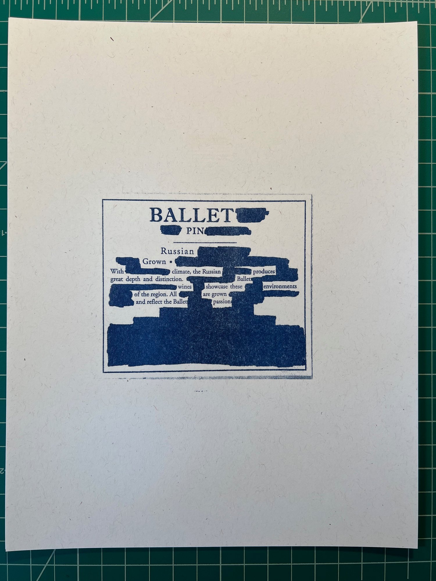 "Ballet" Print