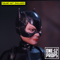 Image 3 of Custom Michelle Catwoman Head for Mezco or McFarlane