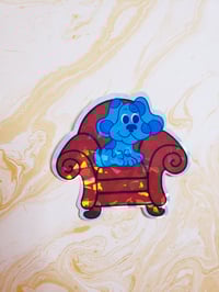 Image 1 of HOLO Blue sticker