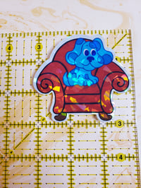 Image 2 of HOLO Blue sticker