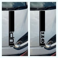 X1 bonnet stripe sticker for Vw Up! 