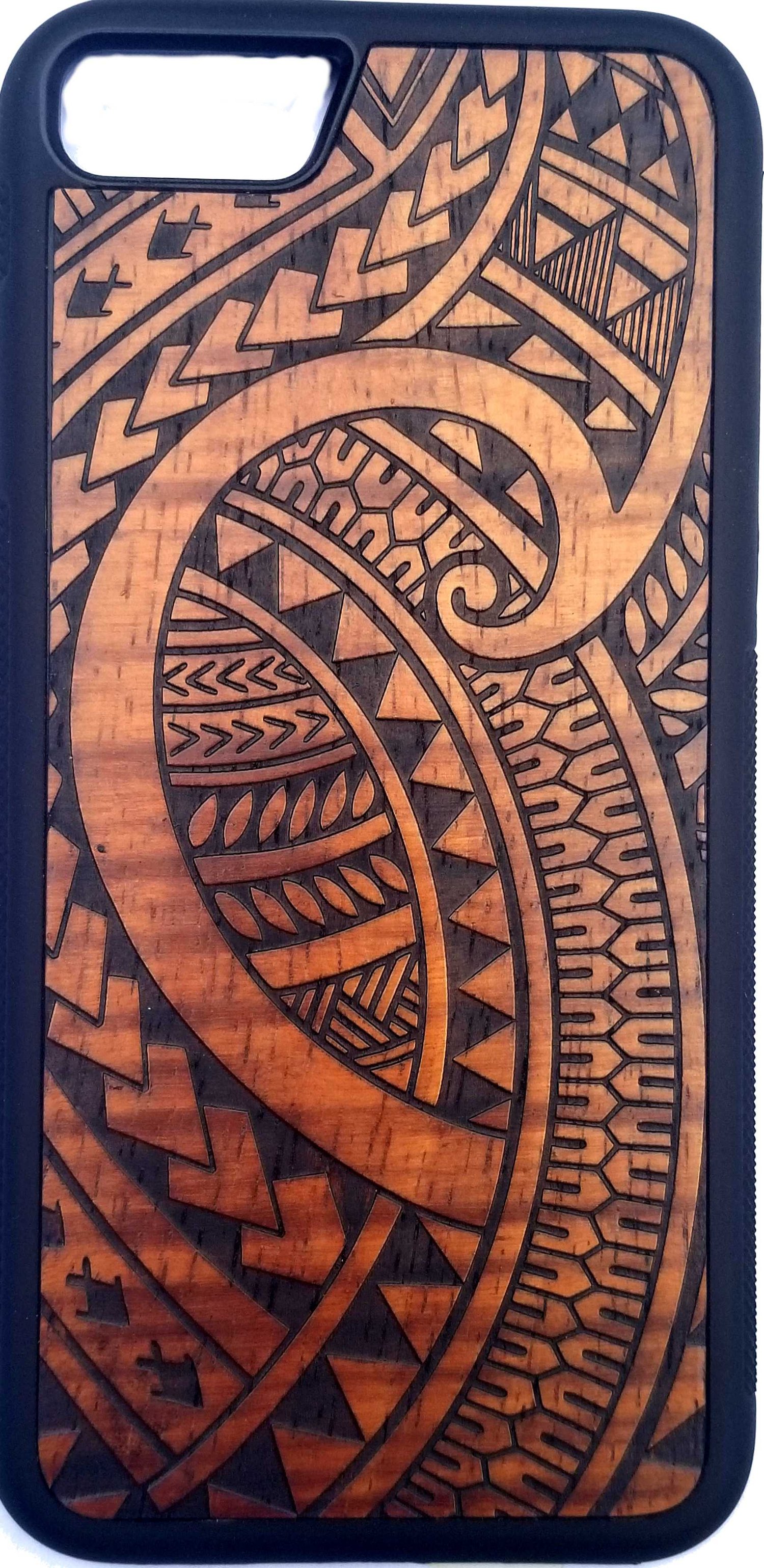 Image of Tribal Koa Wood Phone Case