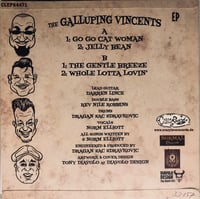 Image 2 of GALLUPING VINCENTS - Go Go Cat Woman (Yellow) 7" EP