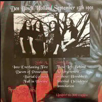 Image 2 of IMMOLATION - YOU ARE NOTHING TO ME LP