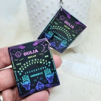 Image 2 of Large Acrylic Ouija Earrings