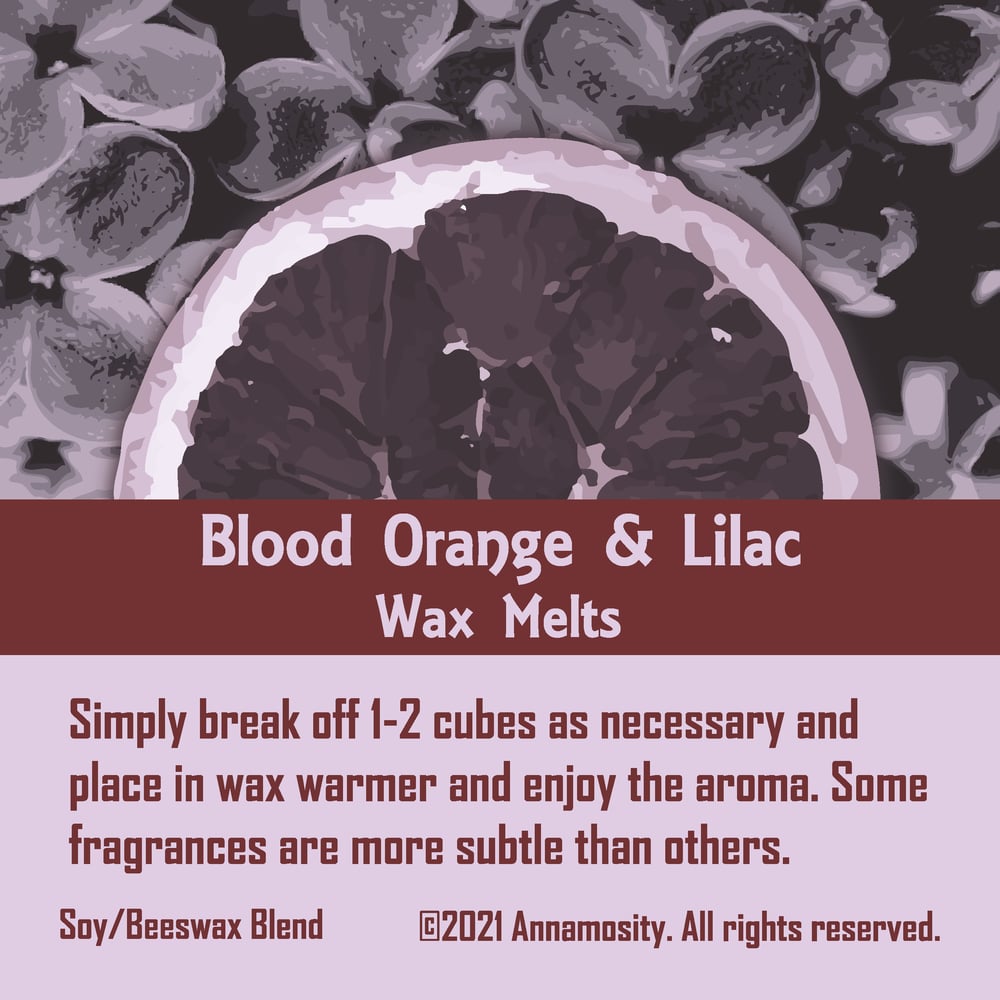 Image of Blood Orange & Lilac - Wax Melts