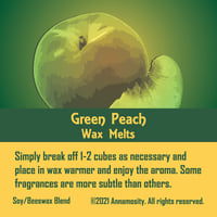 Image 1 of Green Peach - Wax Melts
