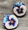 Blue Flower Earrings