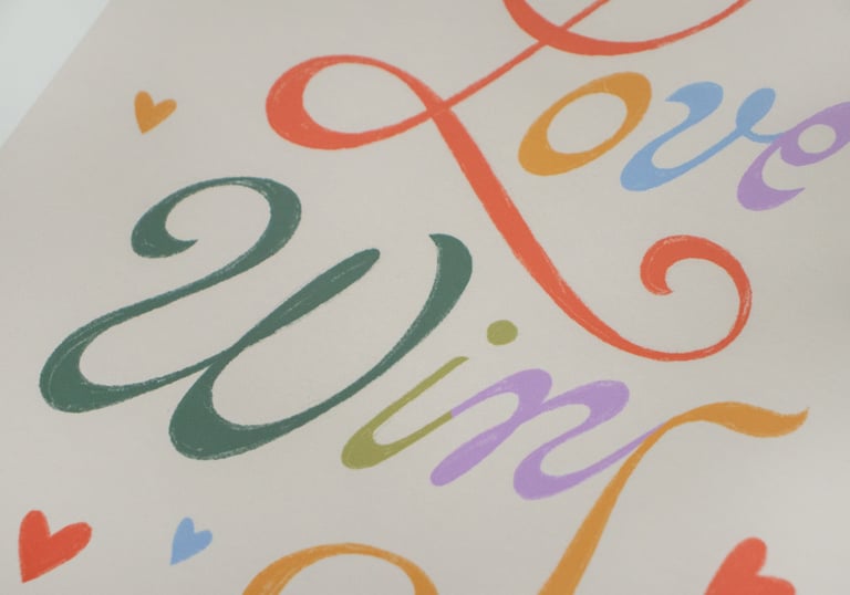 Love Wins Art Print (100% Donated) Image 2