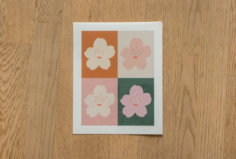 Plum Blossoms Art Print