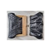 Black Quilt Embossed Clutches