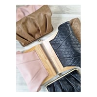 Image 5 of Black Quilt Embossed Clutches