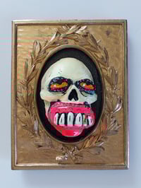 Image 1 of SKULLPTURE  ( Painted Relief)