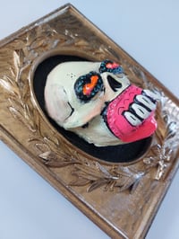 Image 2 of SKULLPTURE  ( Painted Relief)