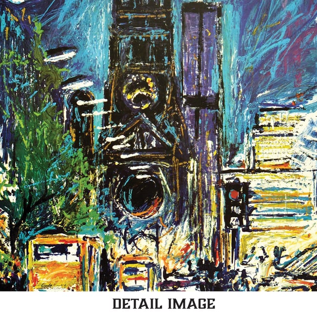 Berlin - Kaiser Wilhelm Memorial Church | 1969 | Vintage Travel Poster | Wall Art Print | Home Decor