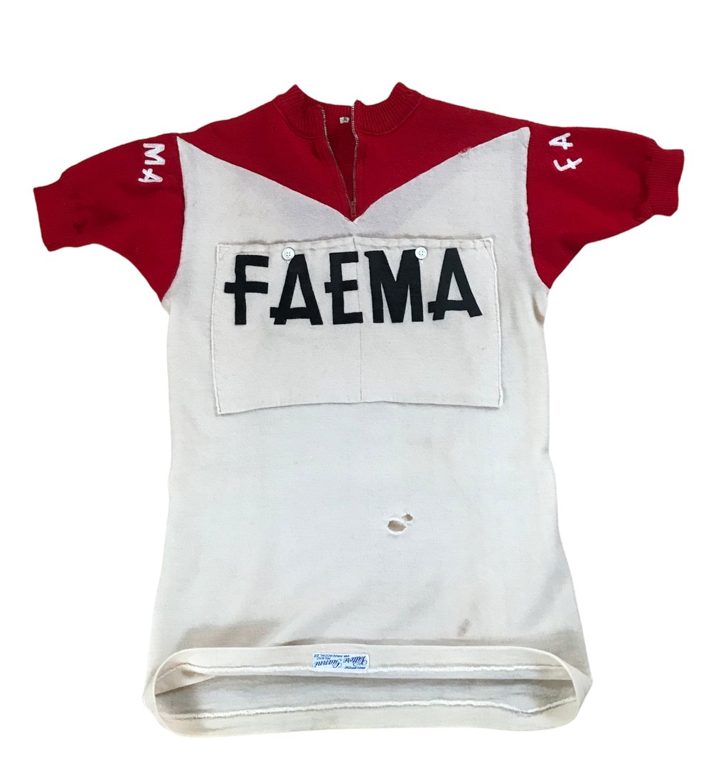 1969 ðŸ‡§ðŸ‡ª Faema - Used pro team jersey 